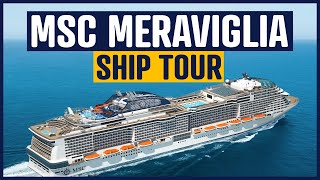 MSC Meraviglia Cruise Ship Tour and review [upl. by Kcirdez]