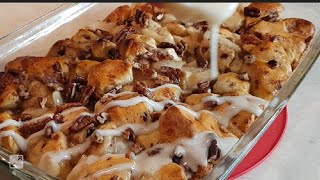 Cinnamon Roll Apple Pie Dessert [upl. by Kieger]