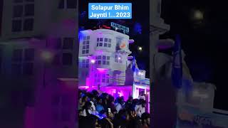 Solapur Bhim Jaynti 2023 [upl. by Llenal]