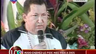 Chávez le pide más vida a Dios [upl. by Annawat]