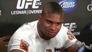 Alistair Overeem on Defeating Brock Lesnar at UFC 141  Facing JDS for the HW Title [upl. by Hatokad511]