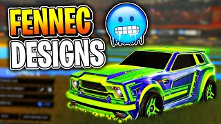 Top 5 SWEATY Fennec Car Designs In Rocket League [upl. by Keating]