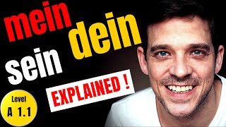 Mein Dein Sein │ Possessivartikel │ German Possessive Articles [upl. by Kired]