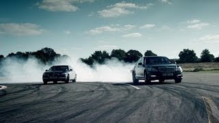 BMW 760Li vs Mercedes S63 AMG  Top Gear [upl. by Cowley]