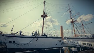 The Historic Dockyard Chatham  part 1 HMS GANETT [upl. by Dang]