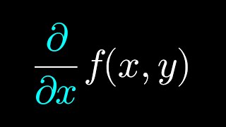 Partial Derivatives Quick Example [upl. by Sina]