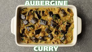 Delicious Vegan Aubergine curry  Eggplant  Baigan  Brinjal  Food with Chetna [upl. by Ynotna]