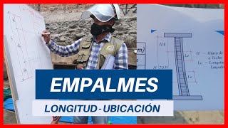 EMPALME DE FIERROS EN VIGAS Y COLUMNAS  CAPACITACION EN OBRA 2020 [upl. by Nij858]