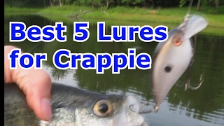 Crappie Fishing Best Baits and Lures [upl. by Opiak]