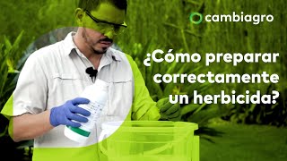 PASOS BÁSICOS Cómo preparar un herbicida 👀 [upl. by Cami]