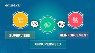 Supervised vs Unsupervised vs Reinforcement Learning  Data Science Certification Training  Edureka [upl. by Aneeram]