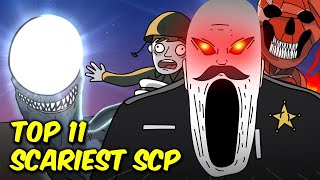 Top 11 Scariest SCP Monsters that WILL FIND YOU SCP Animation [upl. by Elag]