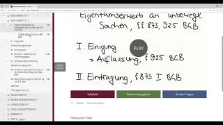 Crashkurs Sachenrecht II  Immobiliarsachenrecht [upl. by Elbertine]