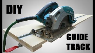 Homemade Tools  DIY circular Saw guide track [upl. by Eerrehc692]