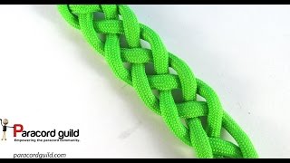 4 strand flat braid [upl. by Ilrahc]