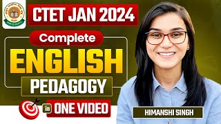 CTET 2025  English Pedagogy Complete Marathon by Himanshi Singh [upl. by Suzan]