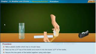 RainGauge Measuring Rainfall  Weather and Climate Class 7 Physics [upl. by Ahsiket]