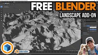 Creating LANDSCAPES IN Blender with the Free ANT Landscapes AddOn [upl. by Fletch]