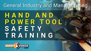 Hand and Power Tool Safety Training from SafetyVideoscom [upl. by Claribel]