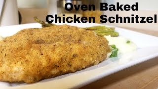 Oven Baked Chicken Schnitzel [upl. by Esidarap951]