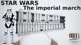 Star Wars  The Imperial March 💗🎺on the Glockenspiel BELLs 🎧 [upl. by Wallford]