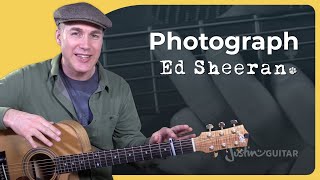 Photograph Easy Guitar Lesson  Ed Sheeran [upl. by Sadie910]