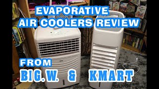 Air evaporative coolers from BIG WW amp KMART Australia [upl. by Lymn]