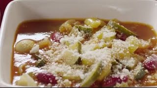 How to Make Minestrone Soup  Soup Recipes  Allrecipescom [upl. by Bordie590]