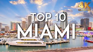 TOP 10 Things to do in MIAMI  Florida Travel Guide 4K [upl. by Ataynik]