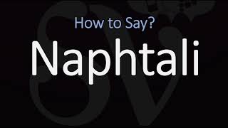 How to Pronounce Naphtali CORRECTLY [upl. by Bank]