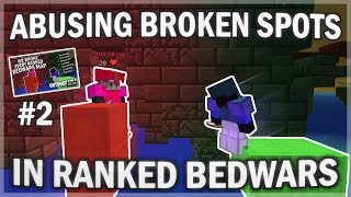 Abusing Broken Spots in Ranked Bedwars Part 22 [upl. by Nilats572]