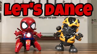 ENG SUB Dancing Iron Spider amp Bumblebee [upl. by Elleirda]