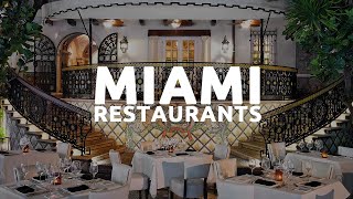 Top 10 Best Restaurants In MIAMI  Fine Dining [upl. by Arriec]