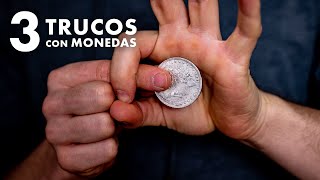 3 TRUCOS VISUALES y FÁCILES con MONEDAS  Julio Ribera [upl. by Tnomyar]