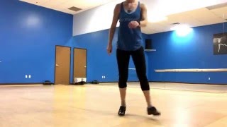 Fun intermediate tap dance combo Syncopated rhythm tap dance [upl. by Eneirda]