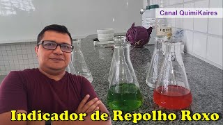 Experiência com Repolho Roxo [upl. by Higginbotham]