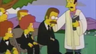 The Simpsons Maude Flanders Death Scene  Funeral [upl. by Colline]