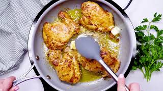 JUICY STOVE TOP CHICKEN THIGHS [upl. by Geiss]