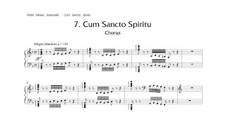 Cum Sancto Spiritu from Petite Messe Solennelle  Rossini Score [upl. by Ludvig]