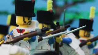 1815 LEGO Napoleon Battle of Waterloo at Hougoumont [upl. by Ainslee]