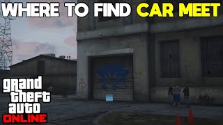 Where To Find The LS Car Meet  LS CAR MEET LOCATION  GTA 5 Online Los Santos Tuners DLC Guide [upl. by Terrijo]