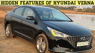 BEST HIDDEN FEATURES OF HYUNDAI VERNA 2022 [upl. by Fredella296]