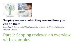 Scoping reviews an overview with examples [upl. by Eustis863]