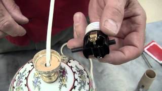 How to replace a lamp switch and socket [upl. by Secrest]