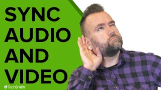 How to Sync Audio amp Video Sources [upl. by Annai453]