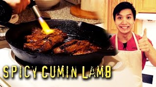 How to Make Flaming Hot Spicy Cumin Lamb [upl. by Rolyak]