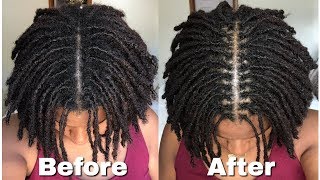 How to Interlock Locs  VERY Detailed Tutorial [upl. by Arelus314]