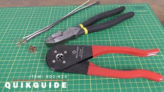 QuikGuide 4Way Crimping Tool 22 to 10 AWG [upl. by Atlante969]