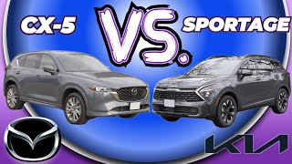 Mazda CX5 VS Kia Sportage comparison [upl. by Haneehs]