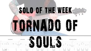 Solo Of The Week 37 Megadeth  Tornado of Souls [upl. by Meir]